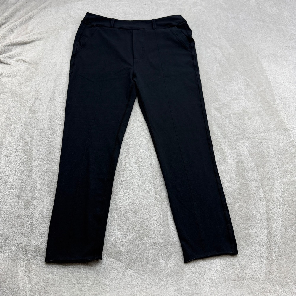 Frank & Eileen Murphy Billion Dollar Pants Women's L Black Cropped Quiet Luxury